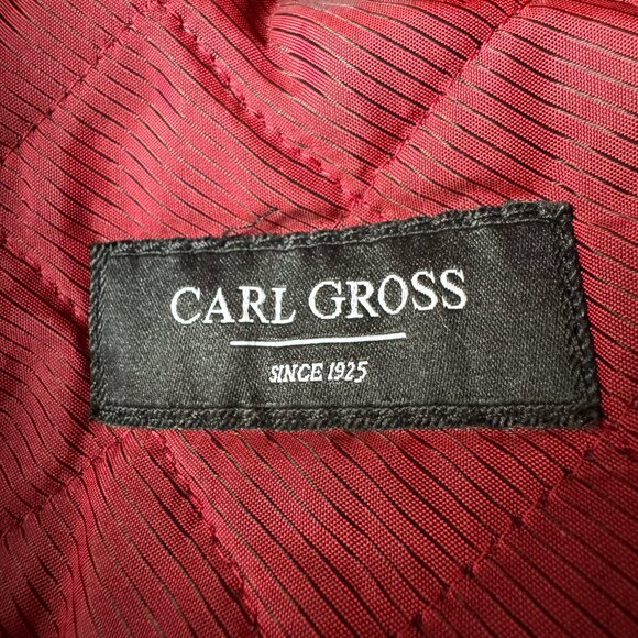 Carl Gross Flat Cap 100% Virgin Wool Made in Germany Newsboy Tweed Golf Preppy - Picture 4 of 11